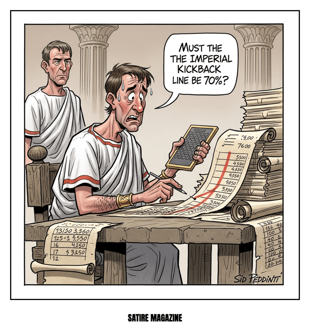 The Original Tax Loophole: How Rome’s 70% Imperial Kickback Became the Blueprint for Modern Extraction&nbsp;Models